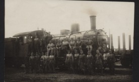 Fotografia zbiorowa II go Pułku Saperów Kolejowych, 16 V 1928